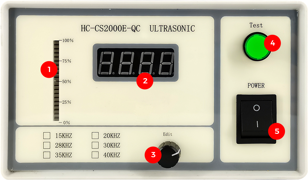 2000E Series Ultrasonic Generator for Food Cutting