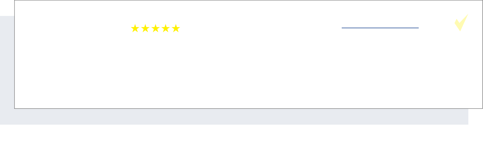 WHAT OUR CUSTOMER SAYS