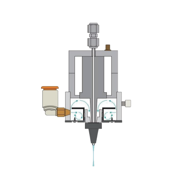 Converging Atomization Nozzle